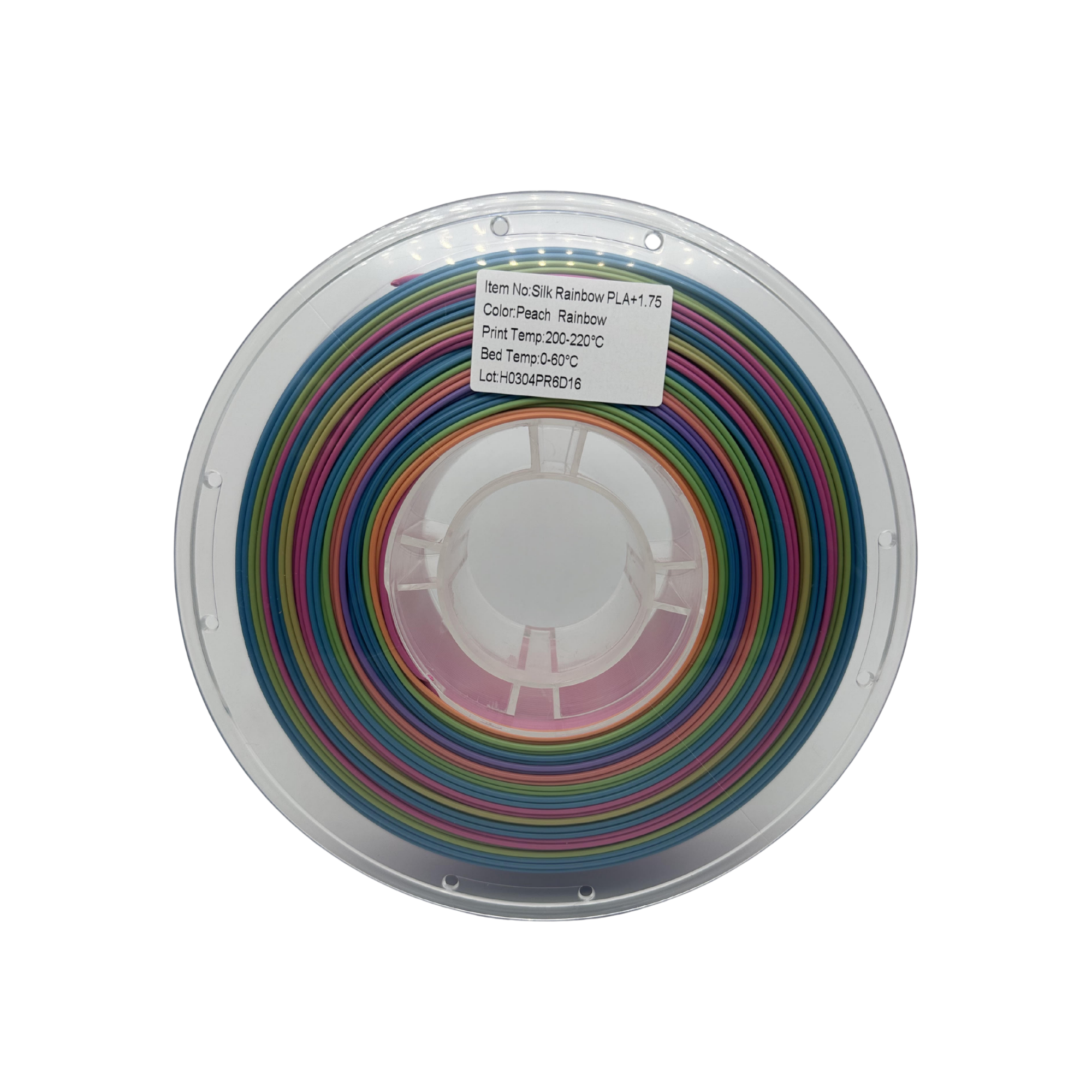 Willys 3D Filament PLA Silk Rainbow